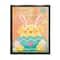 Stupell Industries Hangin' With My Peeps Easter Egg Chicks Floater Framed Art